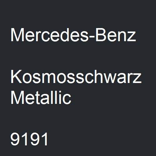 Mercedes-Benz, Kosmosschwarz Metallic, 9191.